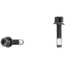 Tektro Rear Flat Mount Caliper Bolt 5mmx22mm Svart